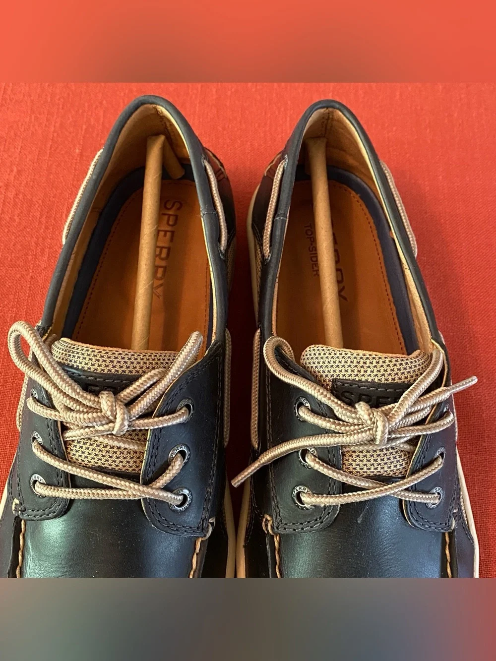 Sperry Billfish 3-Eye Pull-up Boat Shoes Navy Men’s Size US 12M